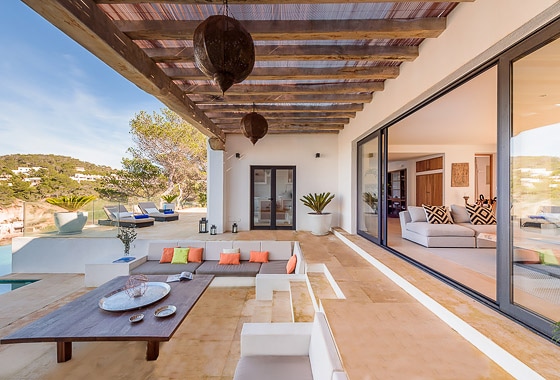 impresionante villa Can Guru en Ibiza, San Jose