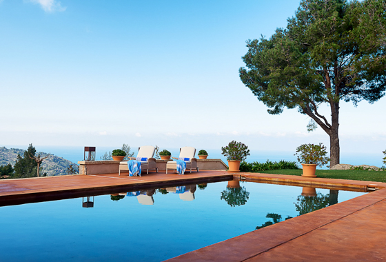 impresionante villa Can Blau en Mallorca, Deia