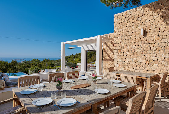 impresionante villa Can Eide en Ibiza, San Jose