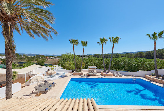 impresionante villa Blue Bassa en Ibiza, San Agustín