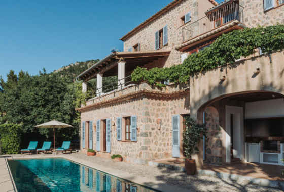 impresionante villa Es Verguer en Mallorca, Deia